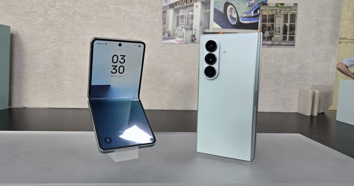 Samsung apresenta novos celulares dobráveis com tecnologia de tela fina