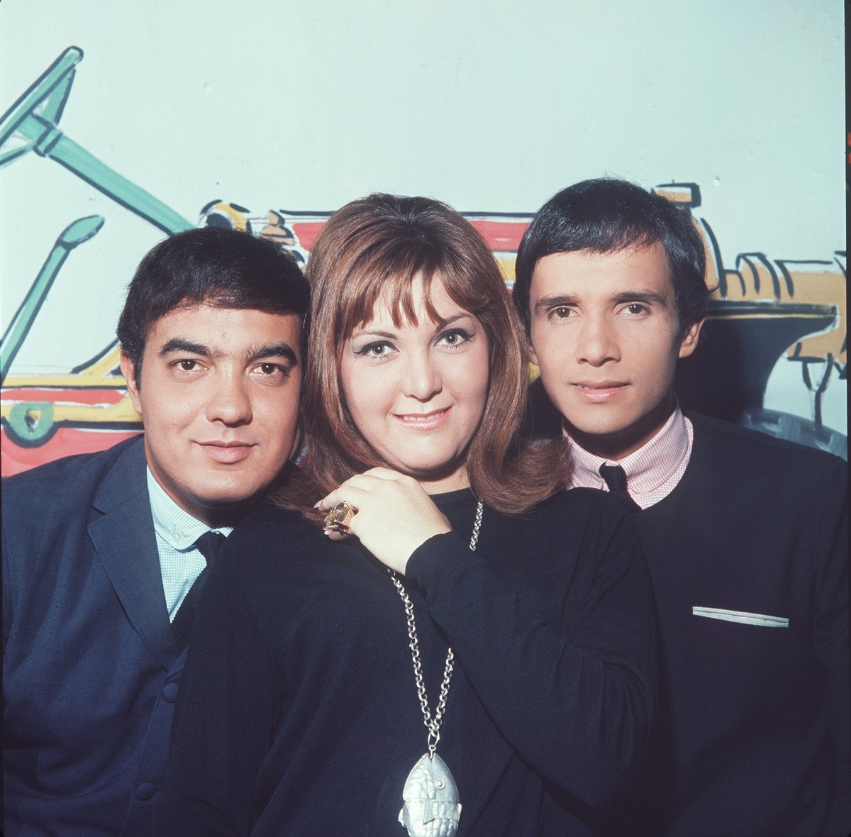 Ídolos. Erasmo Carlos, Wanderléa e Roberto Carlos, ícones da Jovem Guarda (Foto: Reprodução)