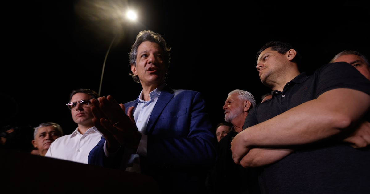 Ministro da Fazenda, Fernando Haddad, o presidente da Câmara, Hugo Motta, e o presidente do Senado, Davi Alcolumbre (Foto: Wilton Junior/Estadão)