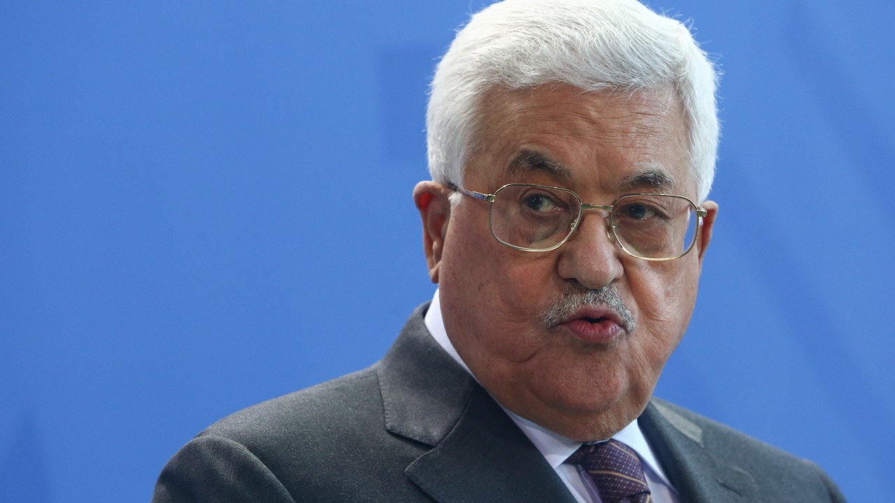 Presidente da Autoridade Nacional Palestina, Mahmoud Abbas (24/03/2017) (Foto: Christian Marquardt/Getty Images)