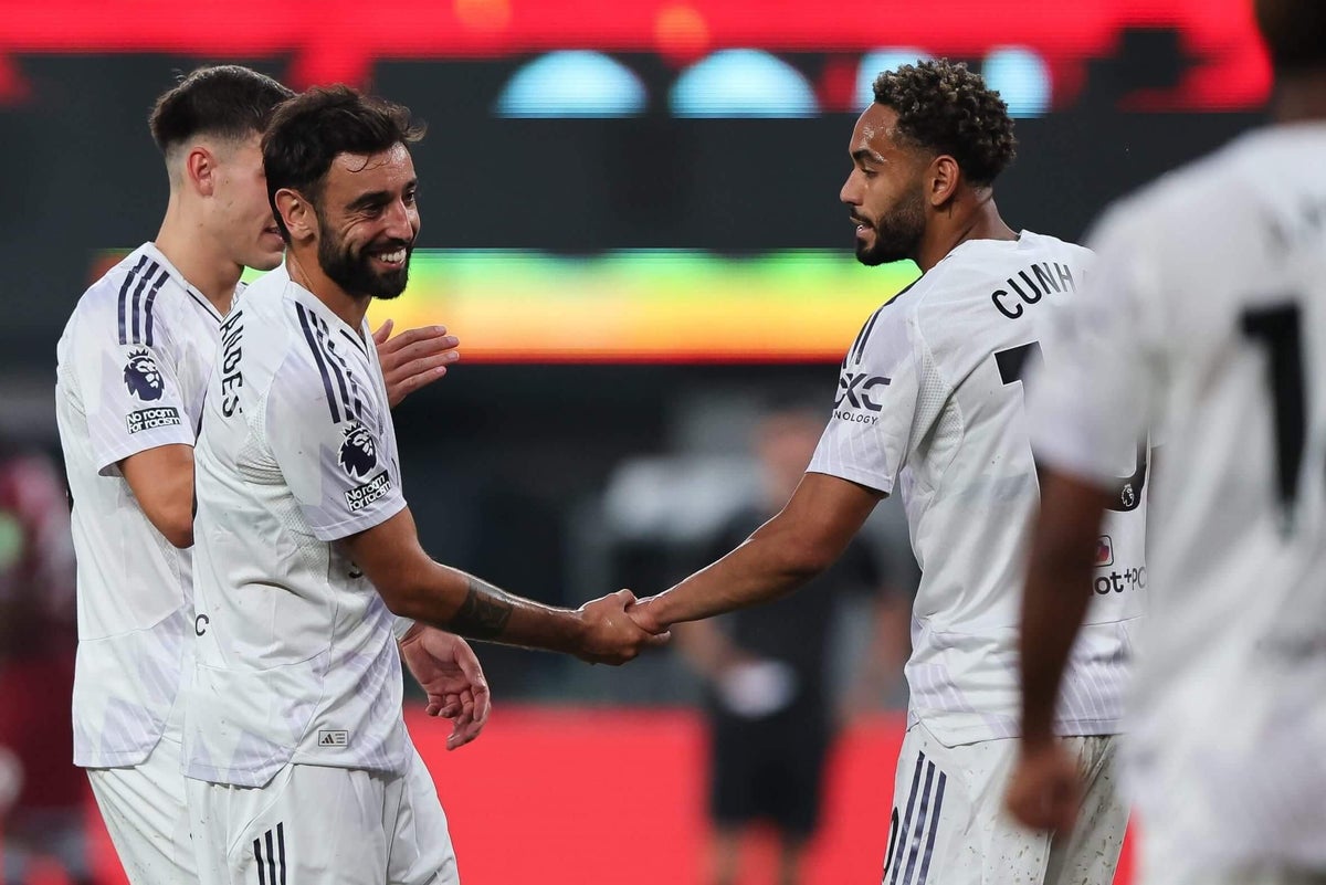 Manchester United vence West Ham com destaque para Fernandes e Cunha Foto: Reprodução/The Athletic UK