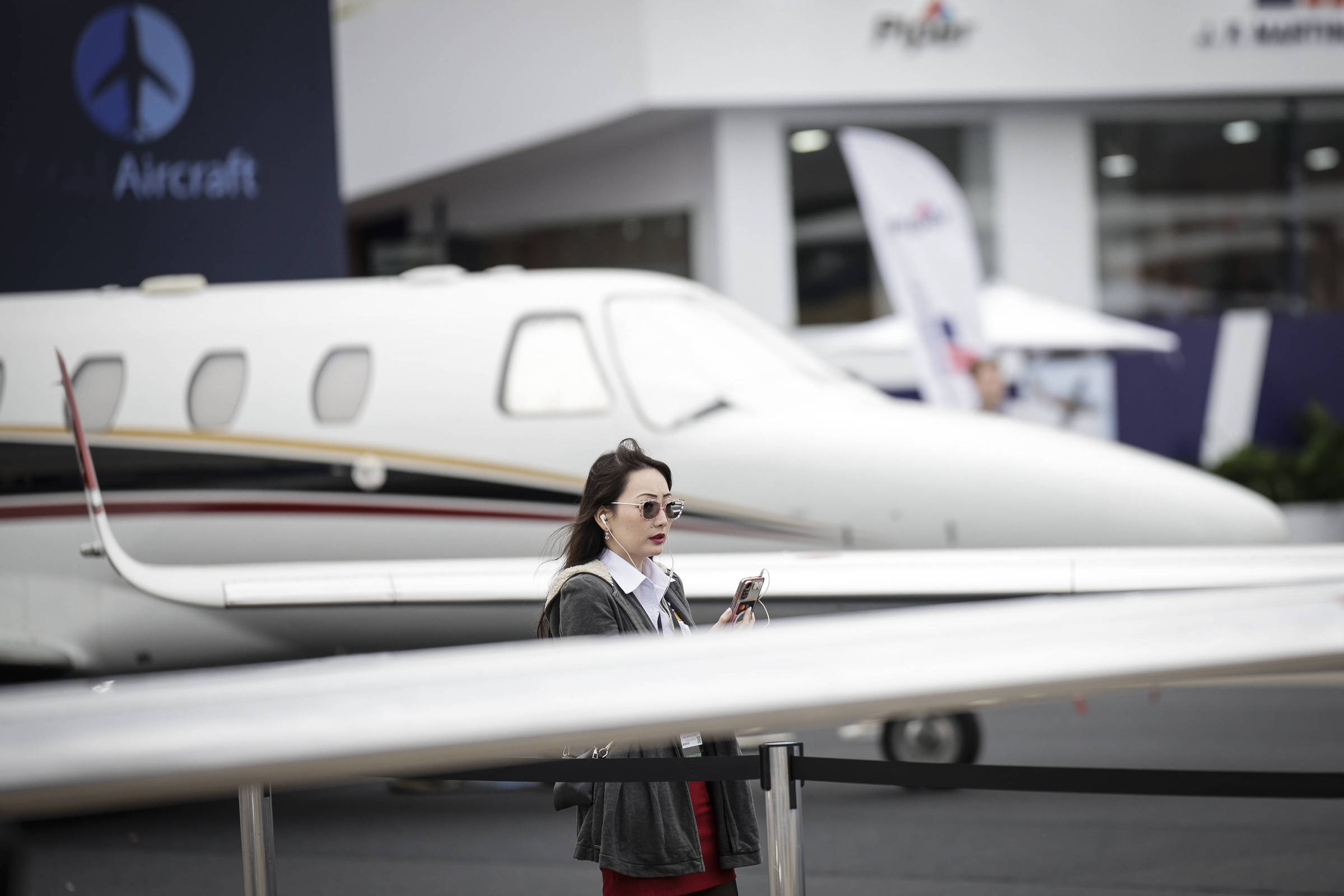 Jatinhos expostos na Labace, que pela primeira vez acontece no aeroporto Campo de Marte (Foto: Bruno Santos/Folhapress)