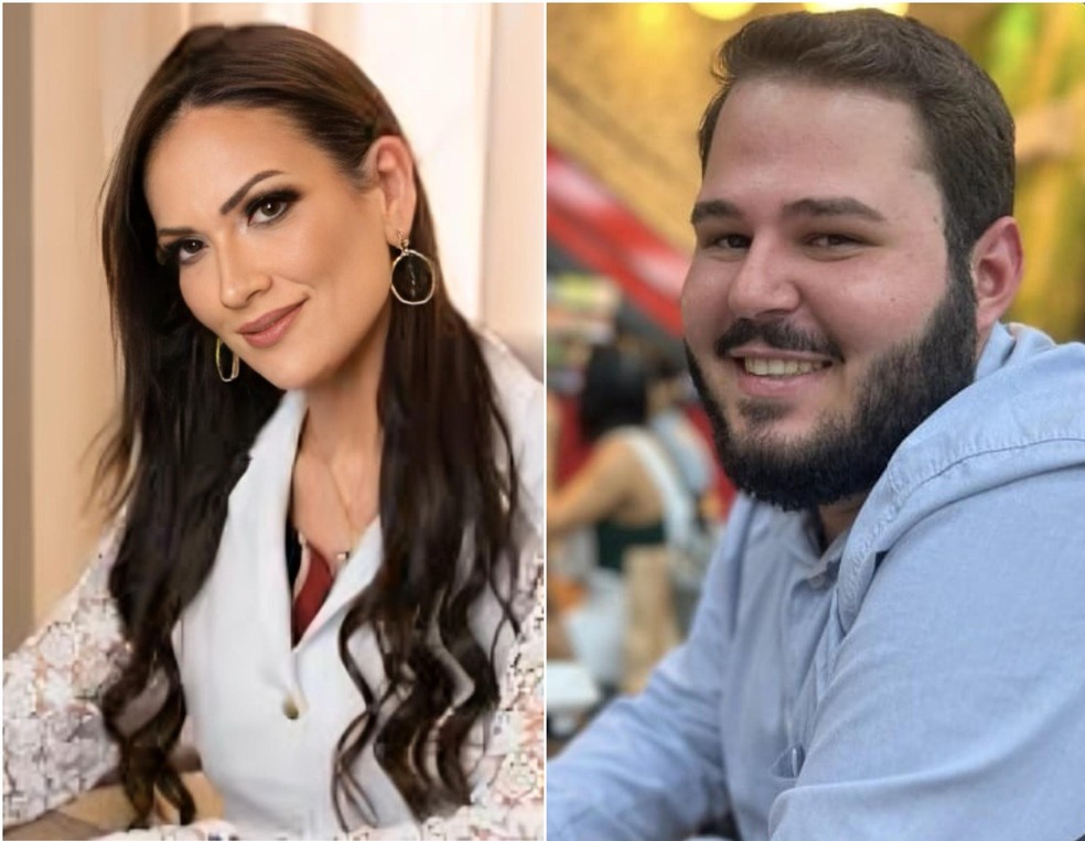 Médica é acusada de acessar celular de amante falecido em hospital Médica ginecologista Sabrina Iara de Mello e o empresário Gabriel Tacca (Foto: Redes sociais/reprodução)