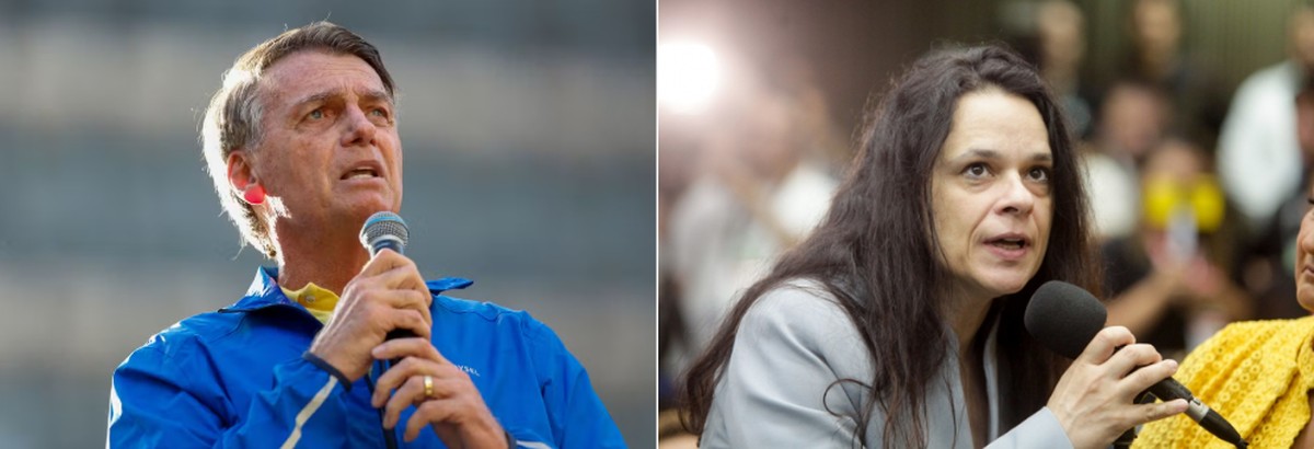 Jair Bolsonaro e Janaina Paschoal (Foto: AFP e Divulgação/Câmara de SP)