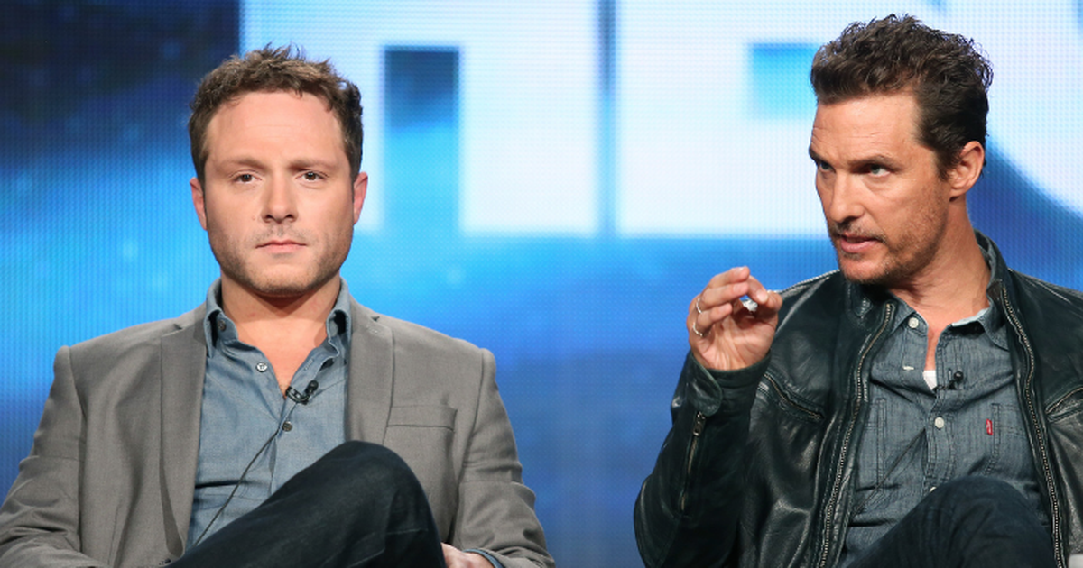Matthew McConaughey e Nic Pizzolatto (Foto: Reprodução)