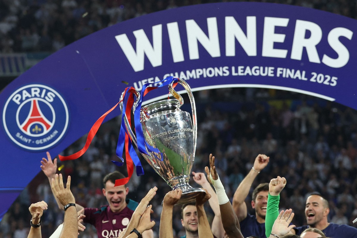 PSG venceu a Champions League 2024/25 (Foto: FRANCK FIFE / AFP)