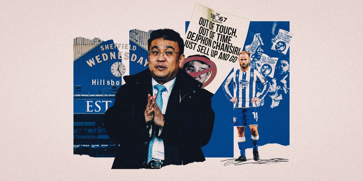 Sheffield Wednesday enfrenta caos sob a gestão de Dejphon Chansiri Foto: Reprodução/The Athletic UK