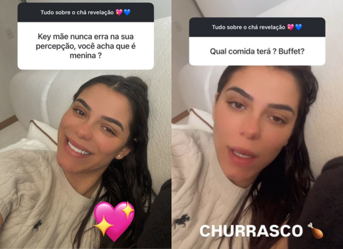 Key Alves revela detalhes do chá revelação e palpite sobre sexo do bebê