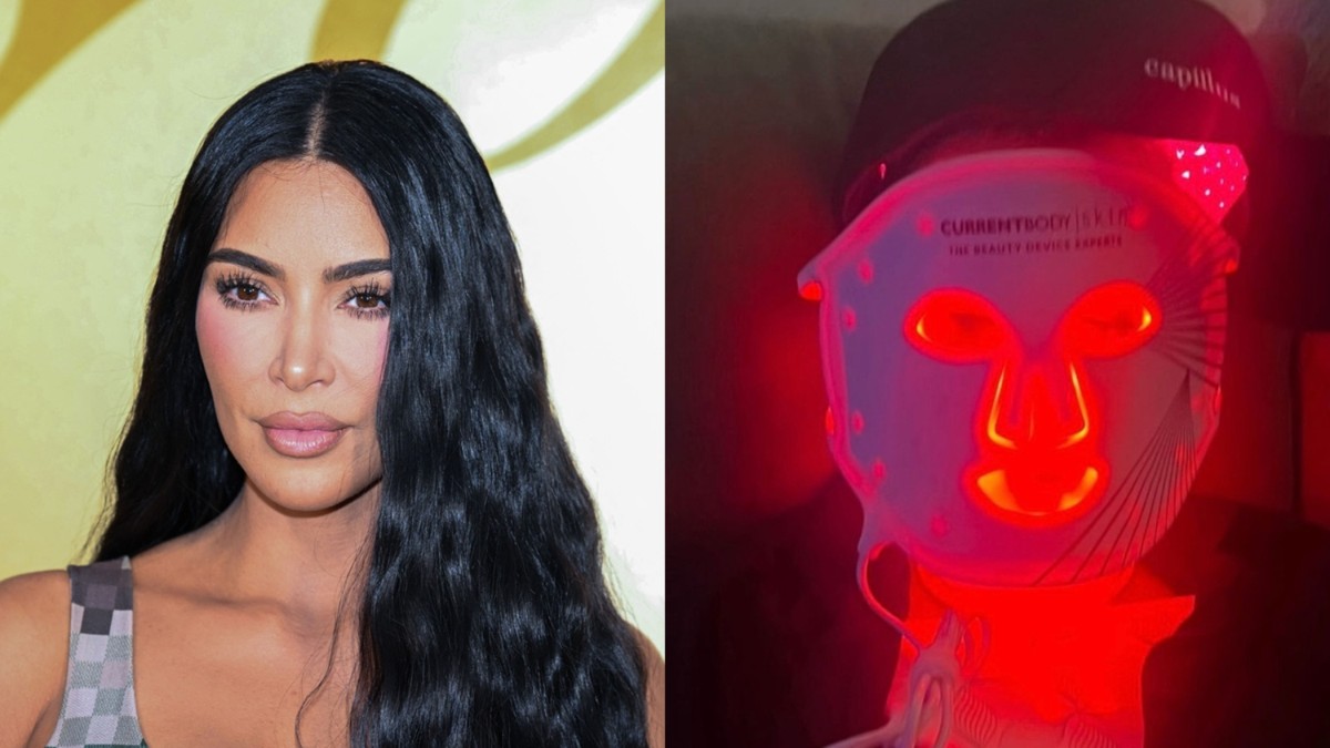 Kim Kardashian usa máscara de LED: entenda como funciona (Foto: Getty Images / Instagram)