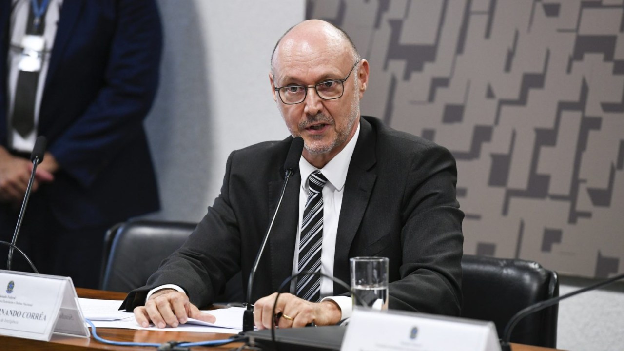Diretor da Abin altera estratégia de defesa em caso de espionagem ilegal Diretor-geral da Agência Brasileira de Inteligência (Abin), Luiz Fernando Corrêa (Foto: Roque de Sá/Agência Senado)