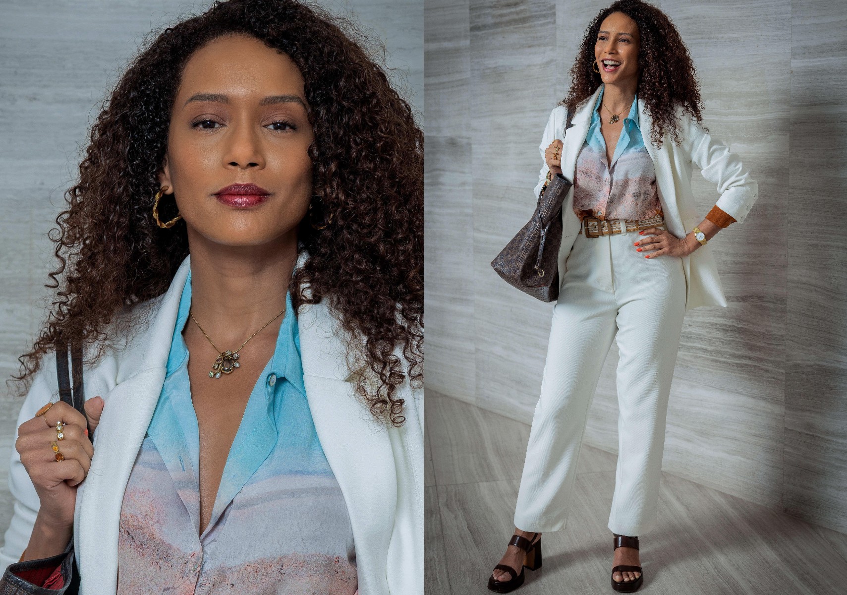 Raquel surpreende amigos com novo visual e recebe elogios em 'Vale Tudo' Foto: Reprodução
