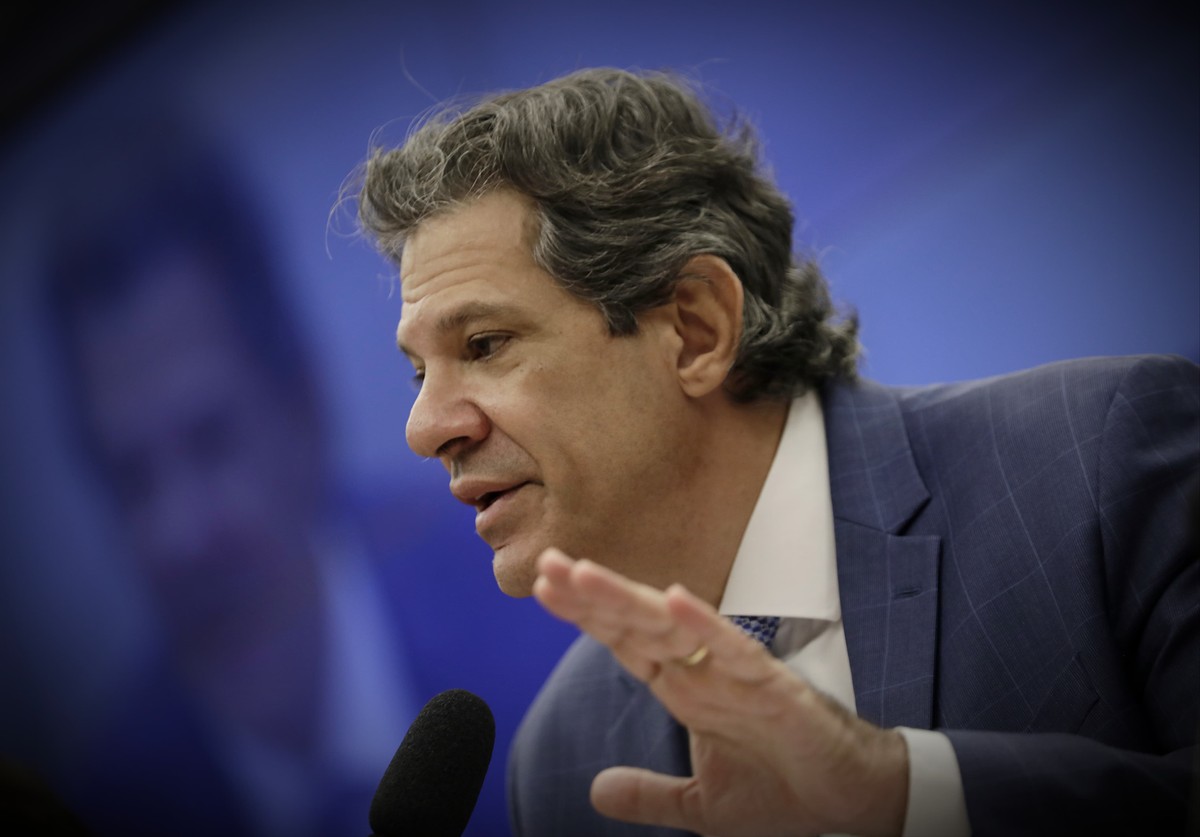Ministro da Fazenda, Fernando Haddad, em audiência na Câmara (Foto: Cristiano Mariz/Agência O Globo)