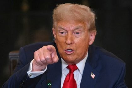 Deputada apresenta moção de repúdio a Trump após apoio de bolsonaristas Donald Trump, presidente dos EUA, em 9 de julho de 2025. (Foto: Jim Watson/AFP)