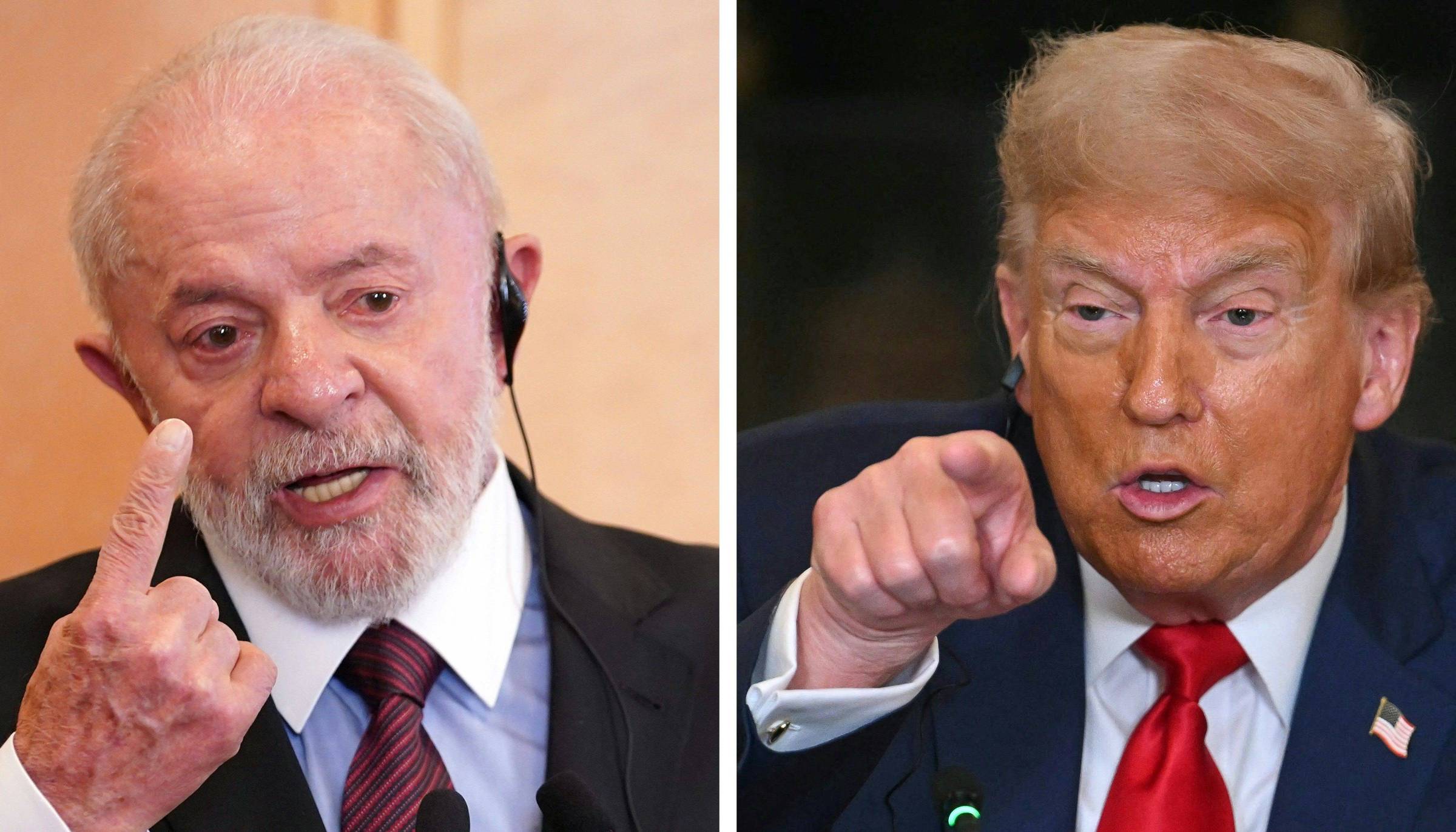 Montagem com os presidentes Lula e Trump - Kazuhiro Nogi - 27.mar.2025/AFP e Jim Watson - 9.jul.2025/AFP (Foto: Kazuhiro Nogi/AFP e Jim Watson/AFP)