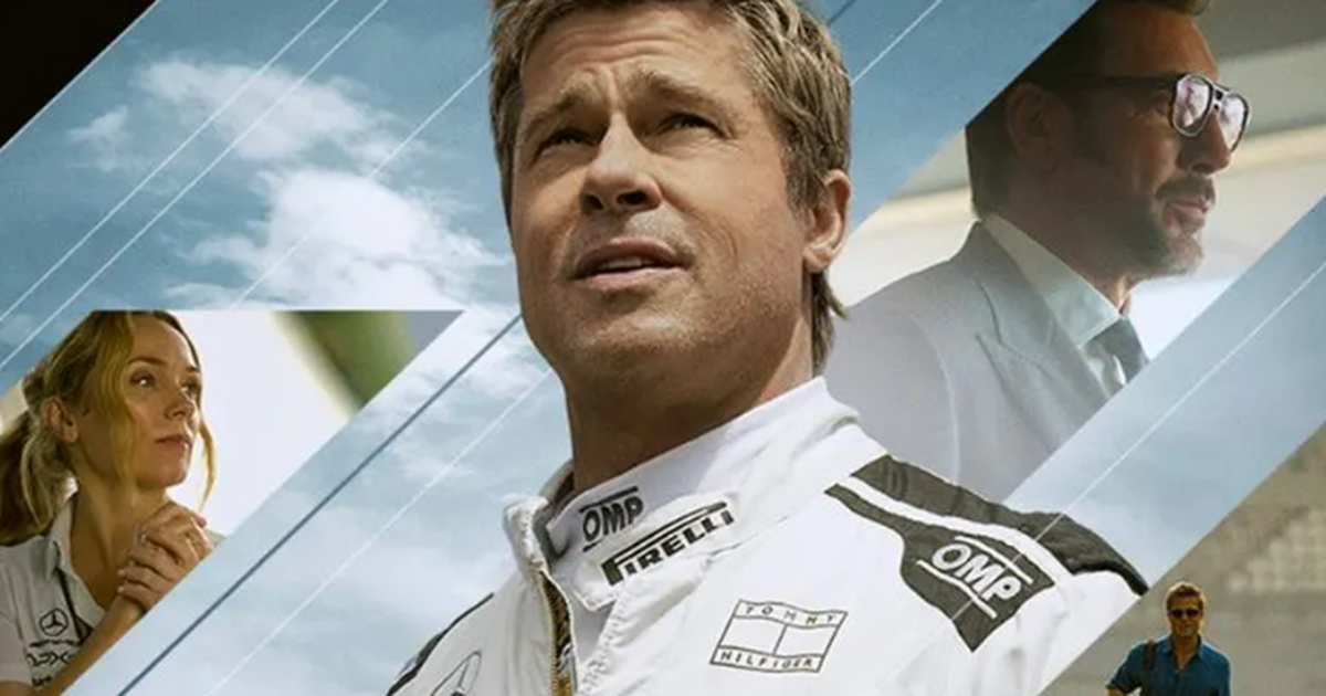 Brad Pitt vive Ayrton Senna em filme sobre a Fórmula 1 e exalta o ícone brasileiro F1 - O Filme colocou Brad Pitt no carro de Ayrton Senna: “é o maior de todos” (Foto: Reprodução)