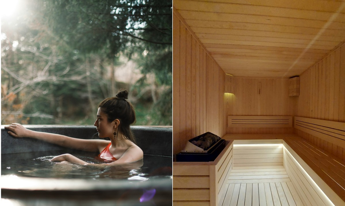 Banheira versus sauna — Foto: Reprodução/Unsplash