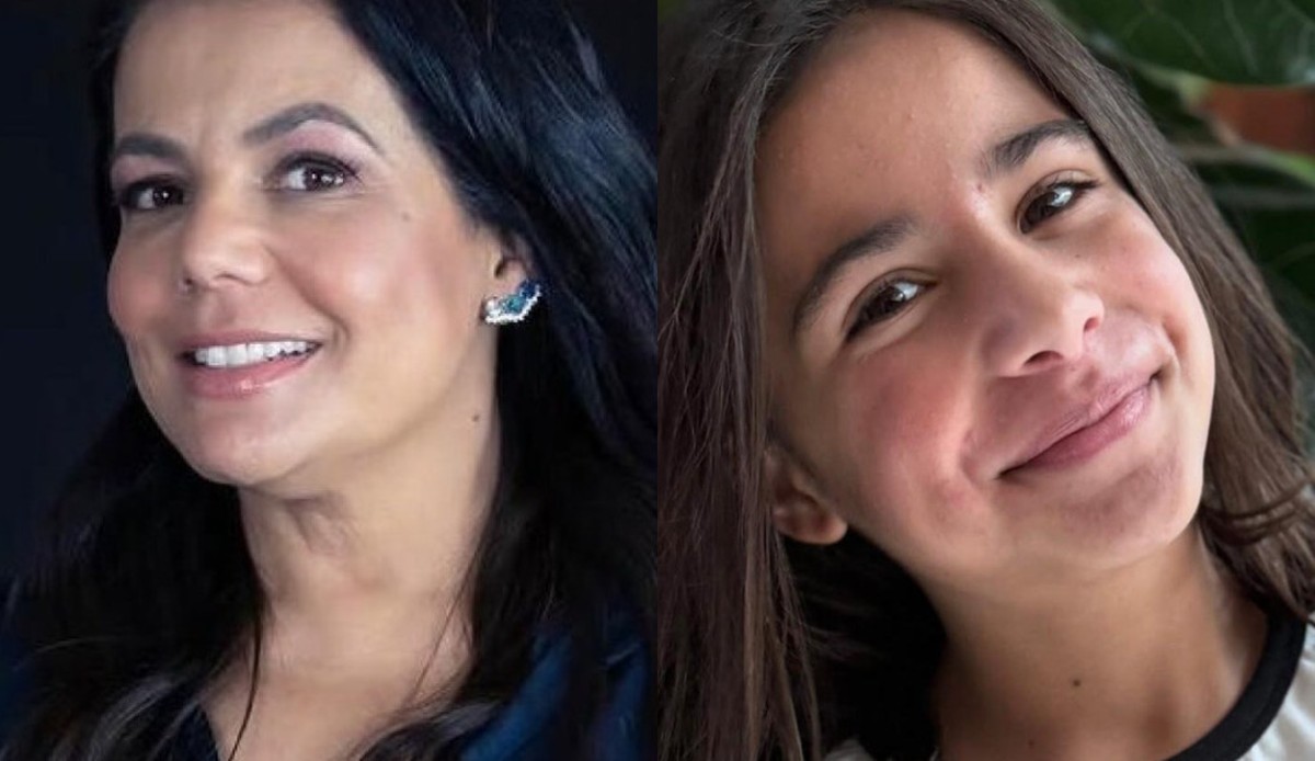 Nivea Stelmann encanta seguidores ao compartilhar semelhança com filha caçula Nivea Stelmann e a filha Bruna (Foto: Reprodução/Instagram)