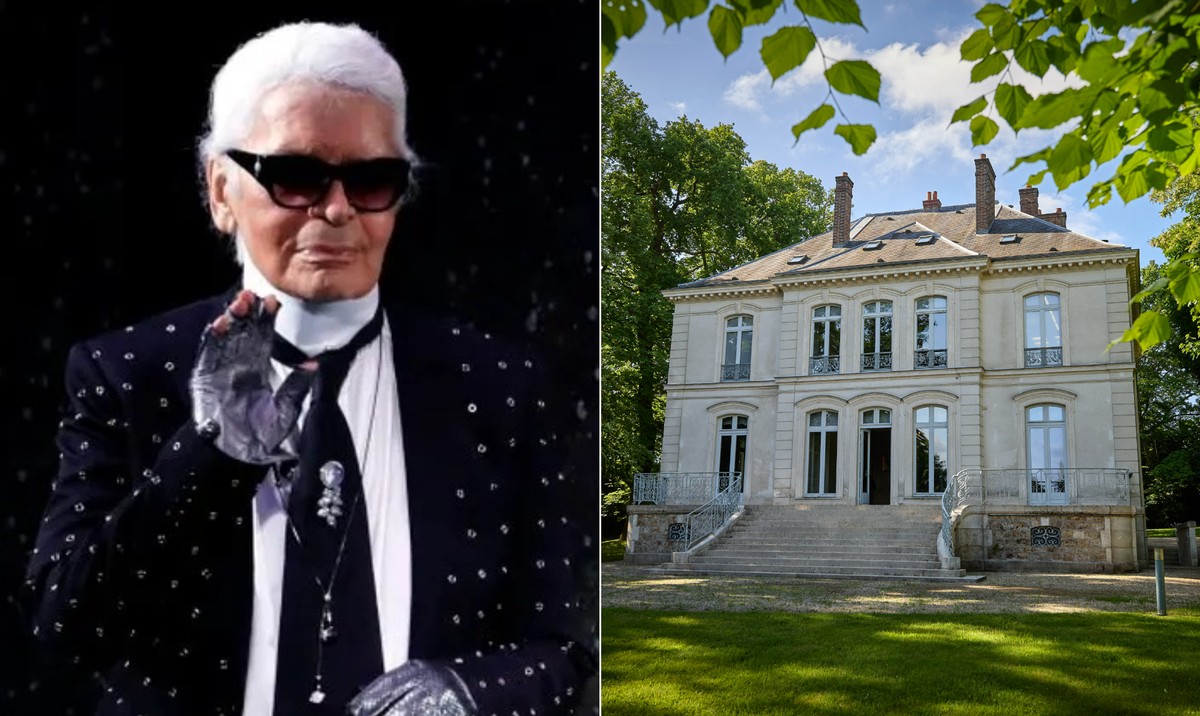 Leilão de casa de campo de Karl Lagerfeld promete atrair colecionadores na França Casa de campo do famoso estilista Karl Lagerfeld na França vai a leilão com lance inicial de R$ 29,5 milhões (Foto: AFP)