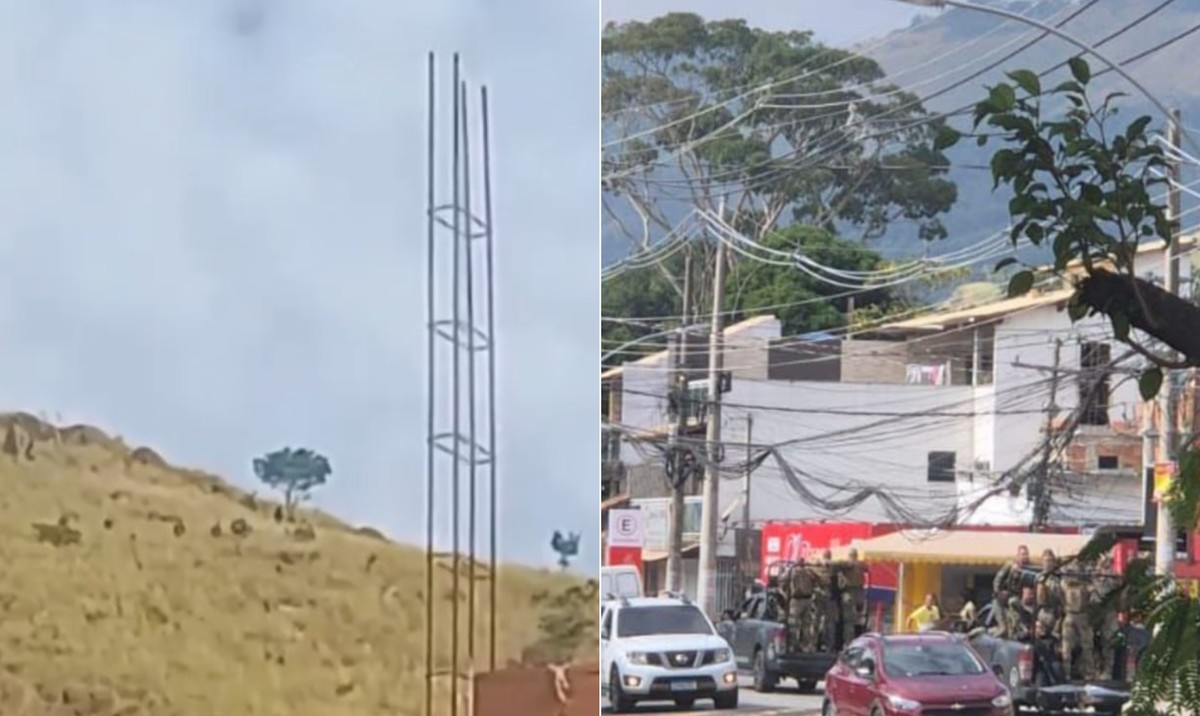 Bope realiza operação no Largo do Correia, na Zona Oeste do Rio de Janeiro Bope faz operação em Guaratiba neste sábado (Foto: Reprodução)