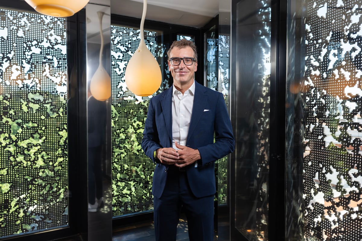Salva Tasqué, diretor da Fundação Princesa de Girona, no CaixaForum de Madrid. (Foto: Pablo Monge)