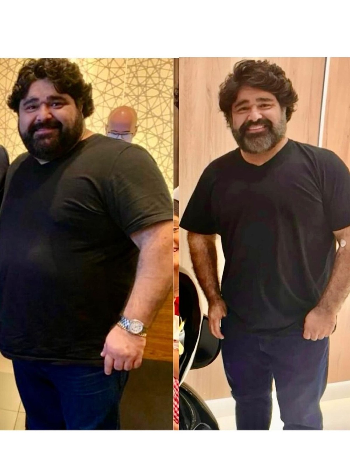 Fabiano, da dupla César Menotti, revela como perdeu 52 quilos e transformou sua vida Antes e depois do cantor (Foto: Reprodução/Fabiano)