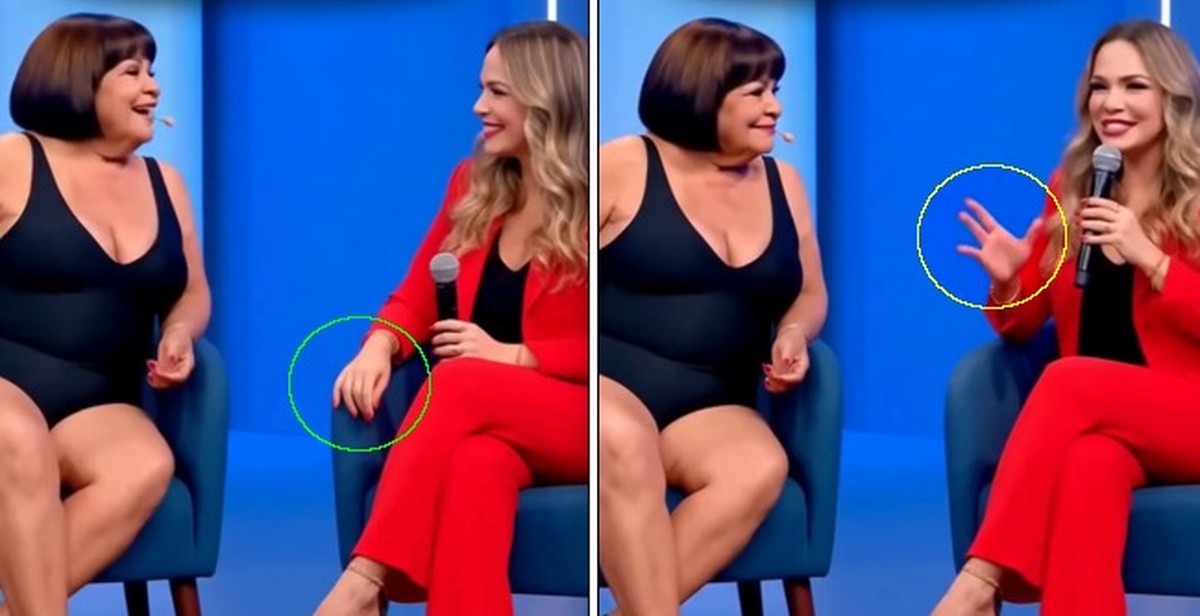 Como identificar vídeos gerados por inteligência artificial e evitar fraudes digitais Programa 'Marisa Maiô', gerado por IA, tem falhas em detalhes — Foto: Reprodução/Redes sociais/Edição de Tiago Freire
