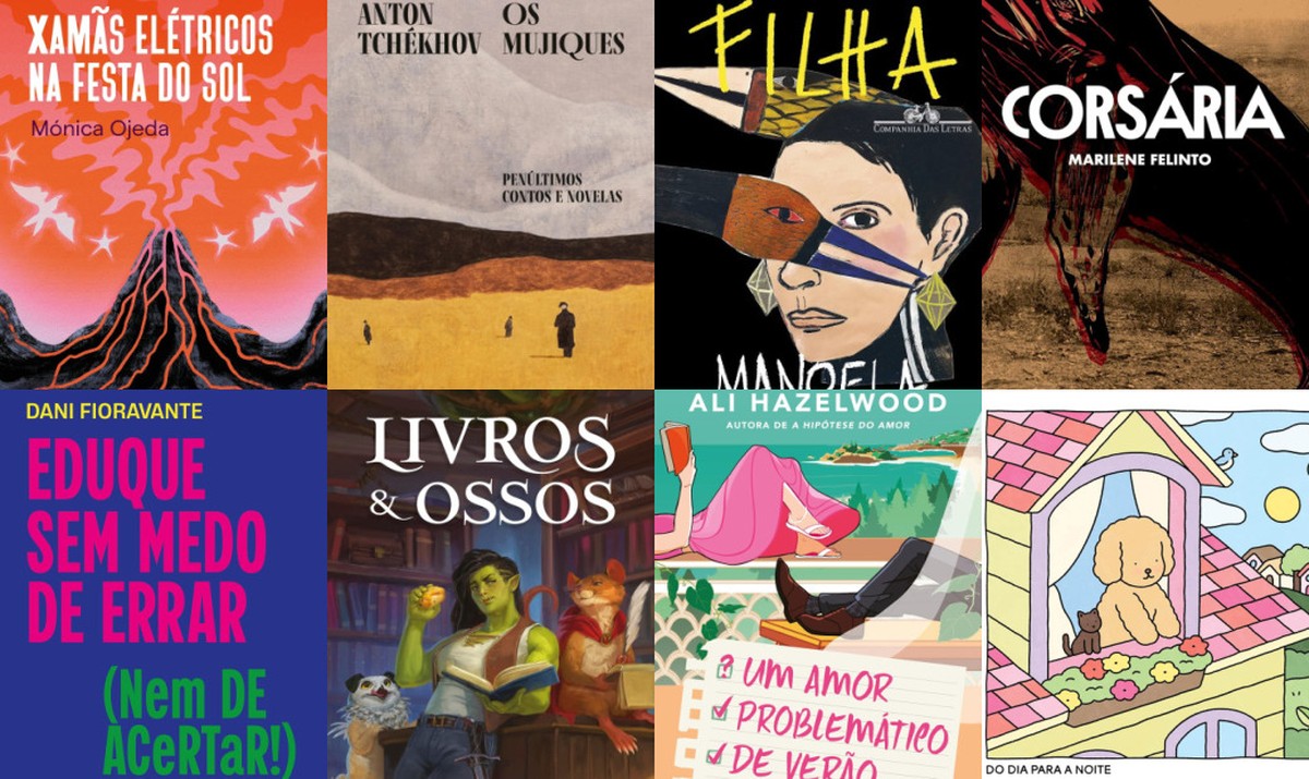 Novos lançamentos e best-sellers da semana em destaque na literatura brasileira Novos lançamentos e best-sellers da semana em destaque na literatura brasileira