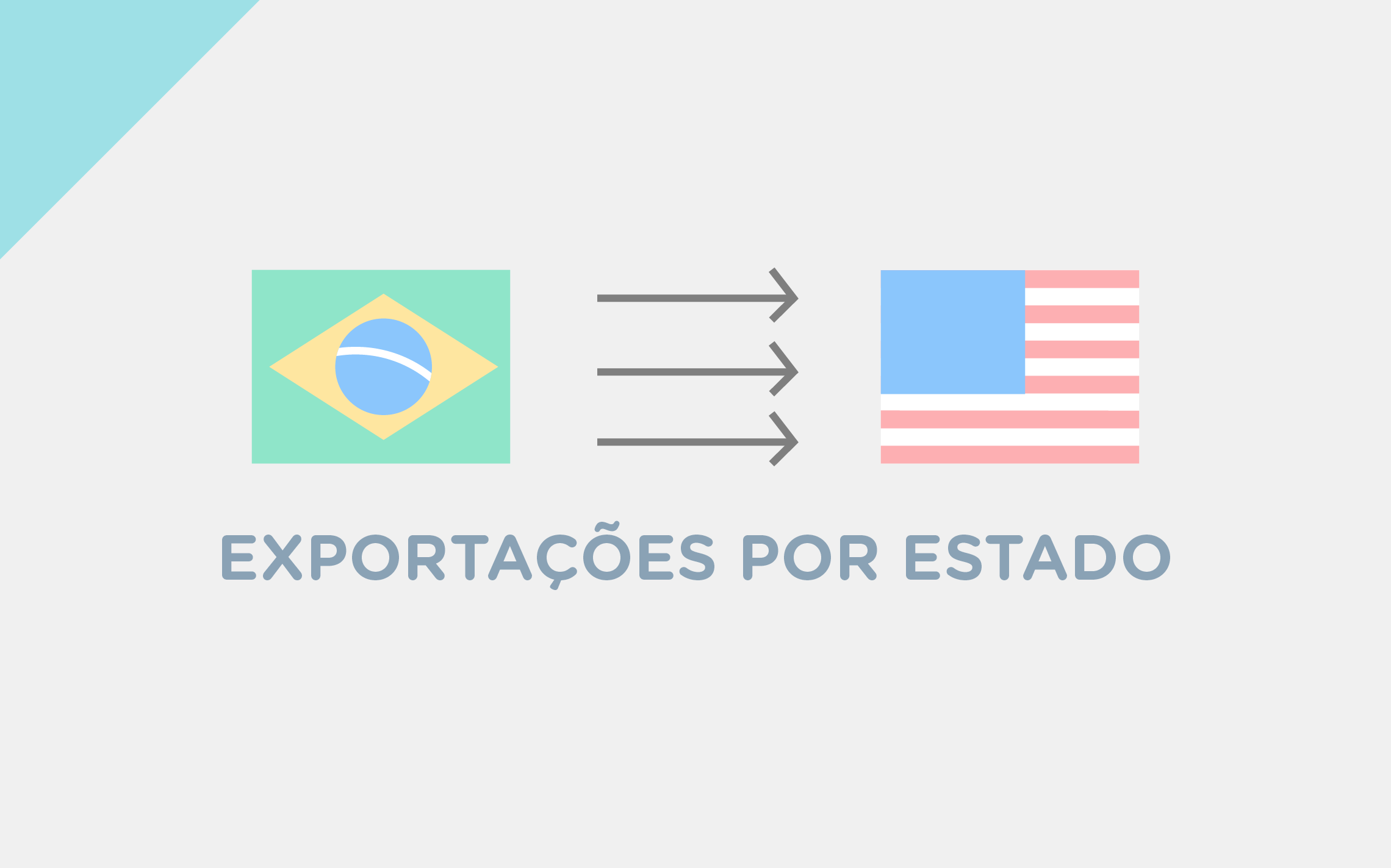 Os estados brasileiros que lideram as exportações para os Estados Unidos Foto: Reprodução