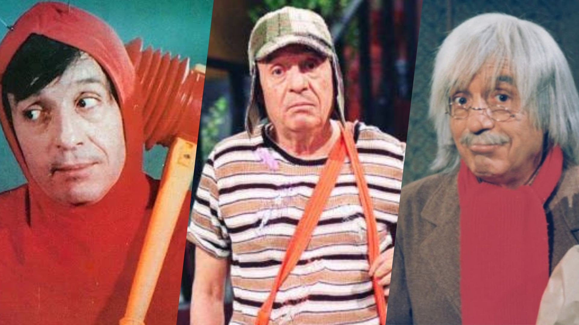 Atores de Chaves e Chapolin interpretam múltiplos personagens nos seriados Foto: Reprodução