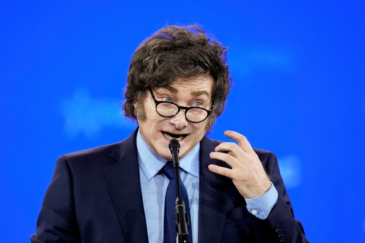 Argentina e FMI selam acordo que libera US$ 2 bilhões para o país Presidente argentino, Javier Milei (Foto: Kent Nishimura/Bloomberg)