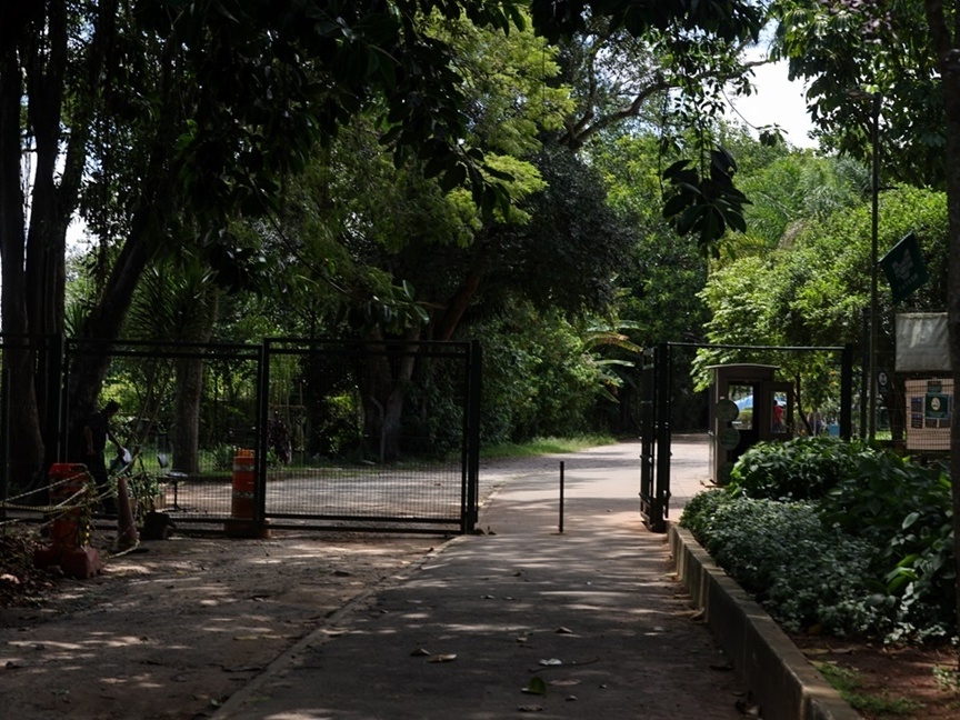 São Paulo enfrenta frio intenso com temperaturas negativas na zona sul Entrada do Parque Praia do Sol, no bairro da Capela do Socorro, uma das áreas mais frias de São Paulo (Foto: Rafaela Araújo/Folhapress)