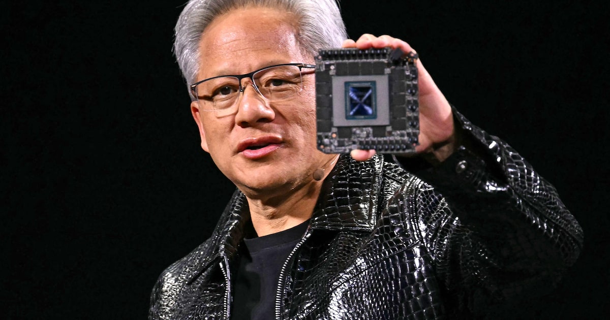Jensen Huang cresceu limpando banheiros em um internato e foi lavador de pratos em uma lanchonete; hoje, comanda a empresa mais valiosa do mundo (Foto: Patrick T. Fallon/PATRICK T. FALLON)