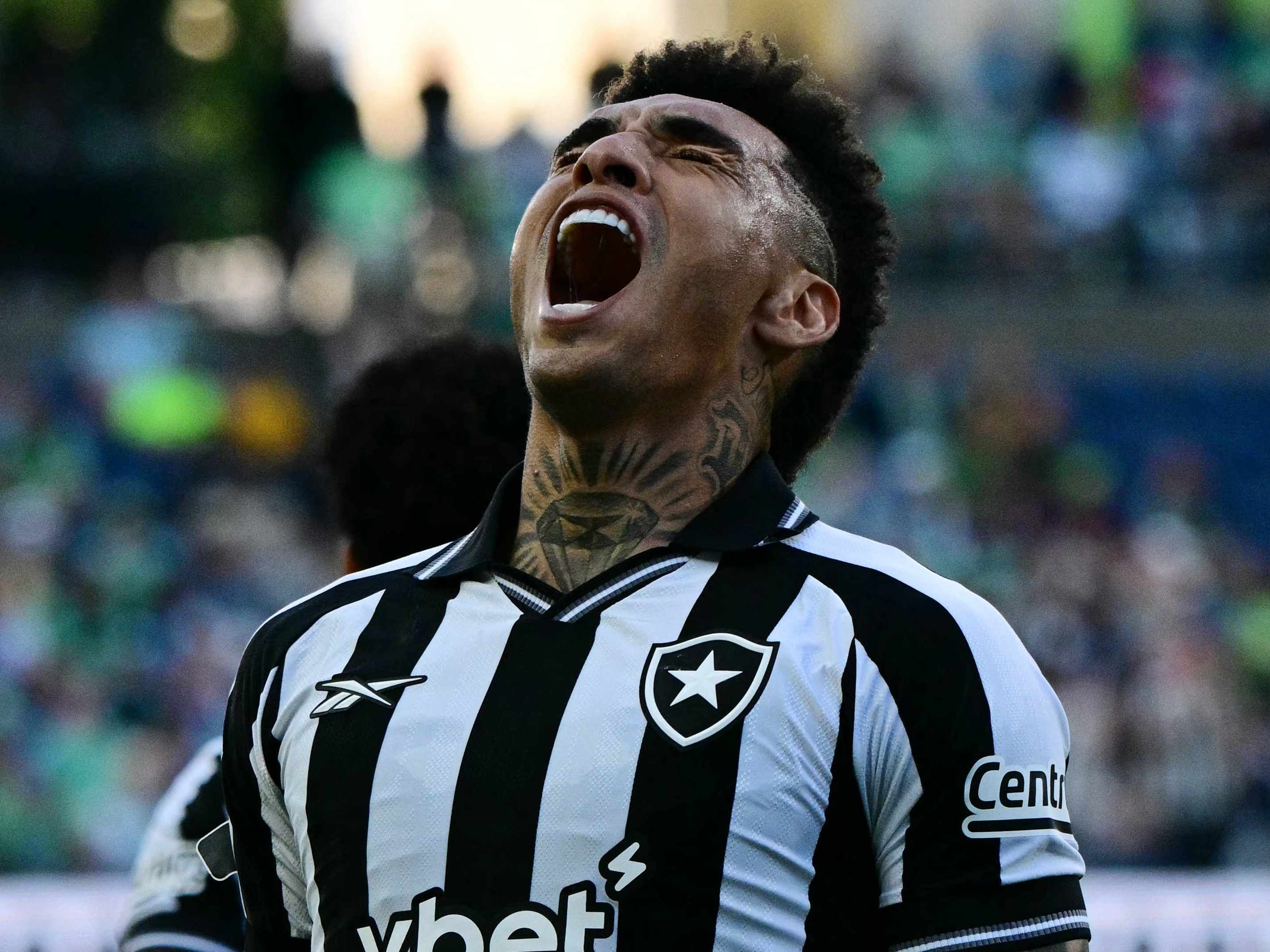 Igor Jesus festeja gol em Botafogo x Seattle Sounders, embate do Mundial (Foto: Pablo PORCIUNCULA / AFP)