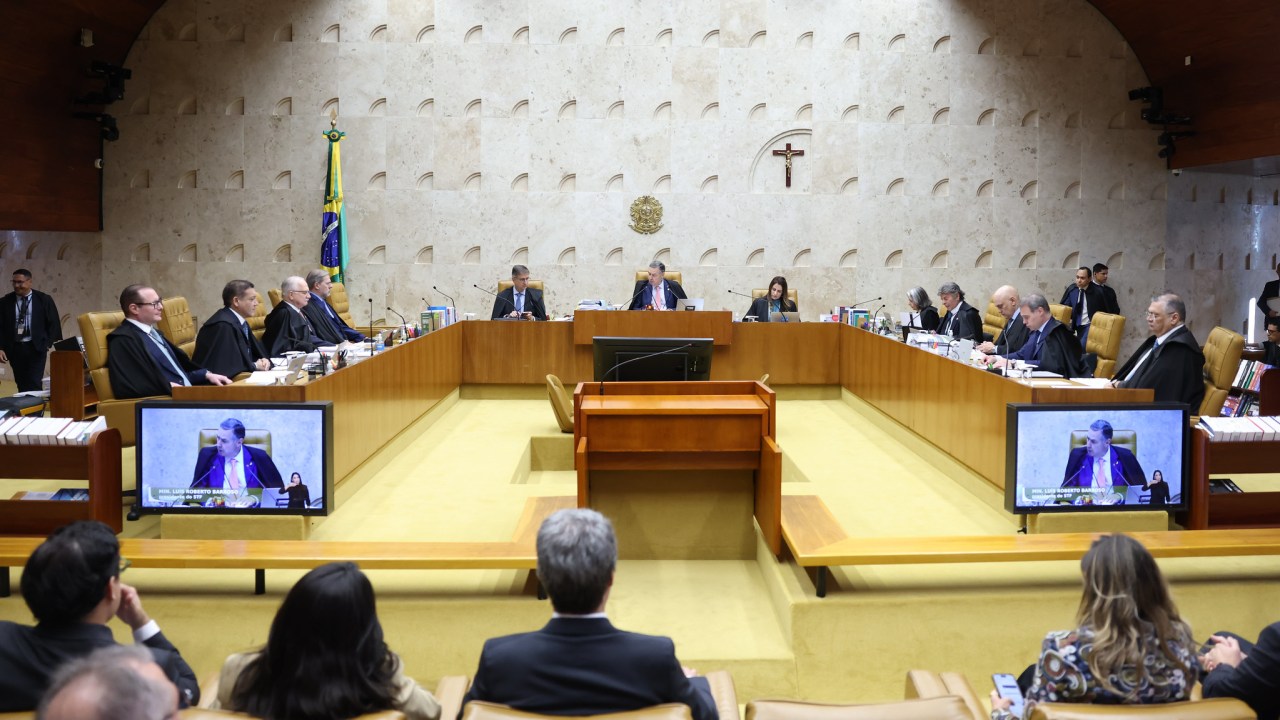 Ministros do STF enfrentam possibilidade de sanções dos Estados Unidos Plenário do STF (Foto: Ton Molina/STF/Divulgação)