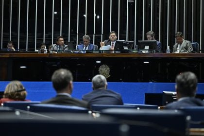 Senado aprova política de combate ao HPV e projeto segue para sanção de Lula Davi Alcolumbre comanda sessão do Senado Federal do dia 25 de junho de 2025. (Foto: Andressa Anholete/Agência Senado)