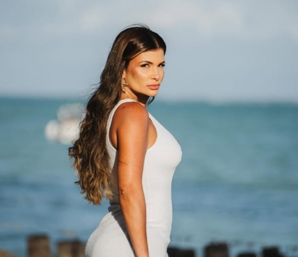 Danúbia Rangel aguarda decisão judicial para cumprir prisão domiciliar em casa Danúbia de Souza Rangel, ex-mulher do traficante Nem da Rocinha (Foto: Reprodução)