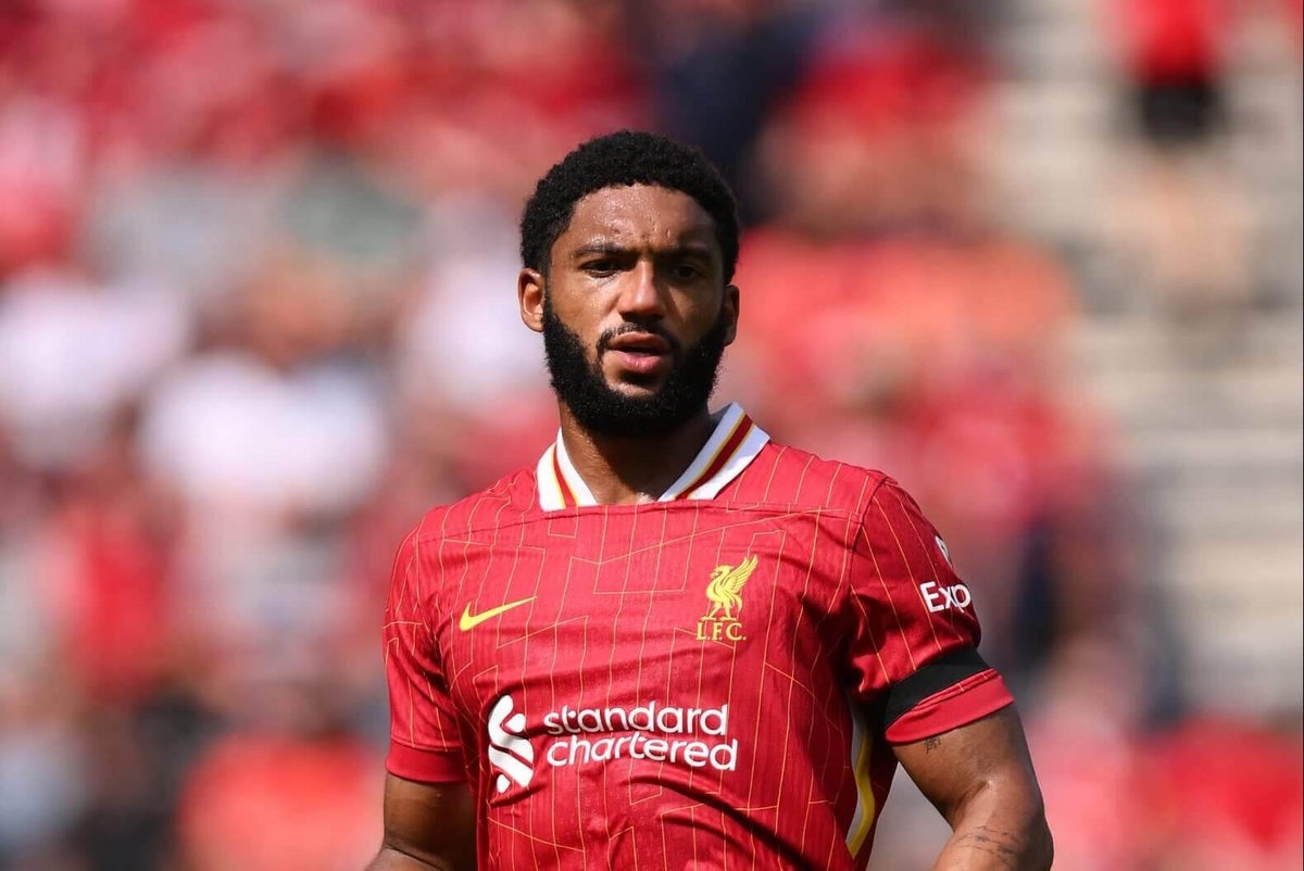 Joe Gomez se despede da pré-temporada do Liverpool com lesão no tendão de Aquiles Foto: Reprodução/The Athletic UK