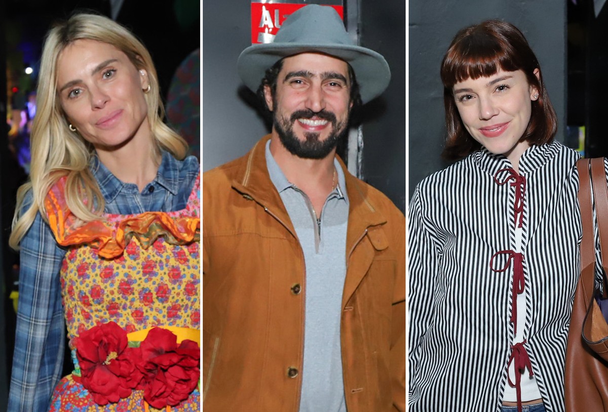 Carolina Dieckmann, Renato Góes e Alice Wegmann — Foto: Thiago Mattos/BrazilNews