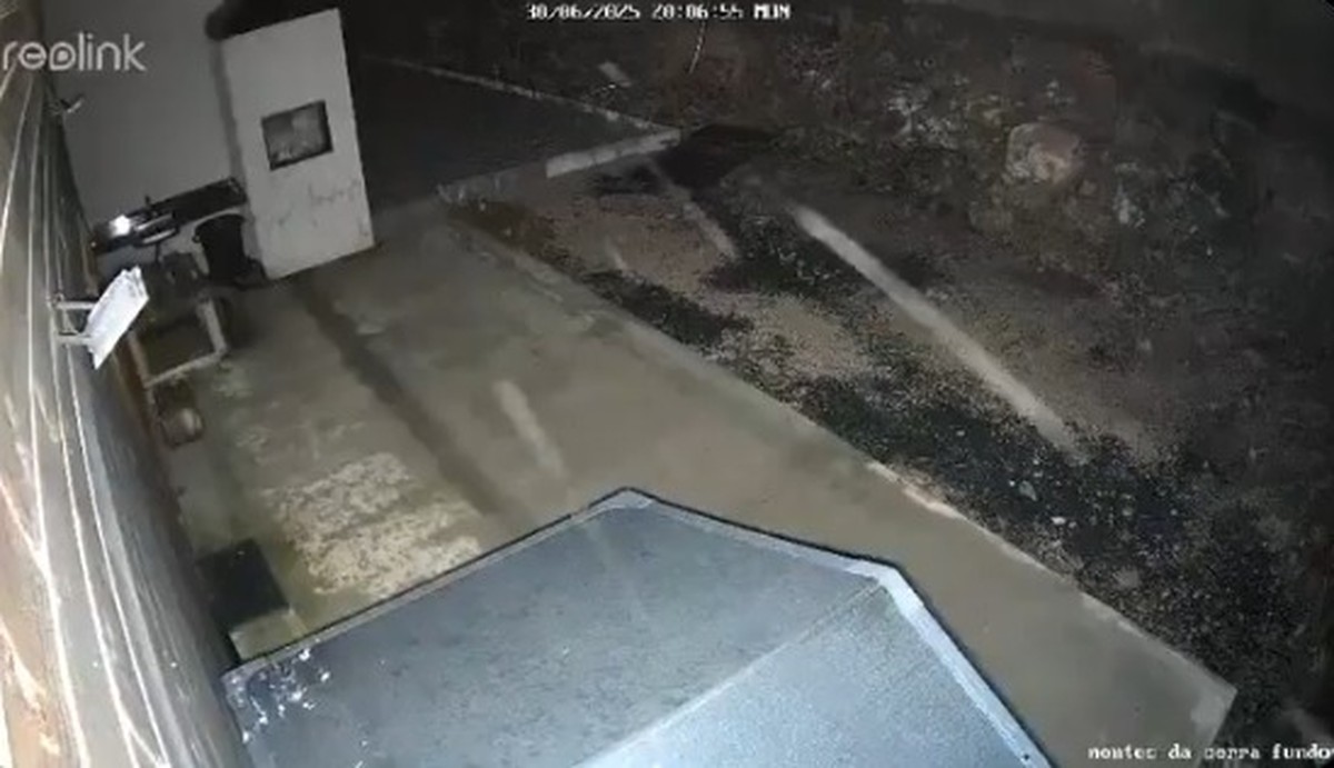 São Joaquim registra neve e encanta com vídeos impressionantes nesta segunda-feira São Joaquim registrou neve fraca nesta segunda-feira (Foto: Reprodução)