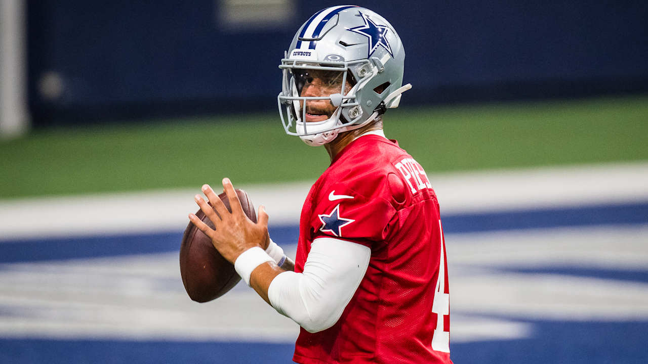 Dak Prescott se diz pronto para o treinamento e confiante em nova parceria Foto: Reprodução/@NFL
