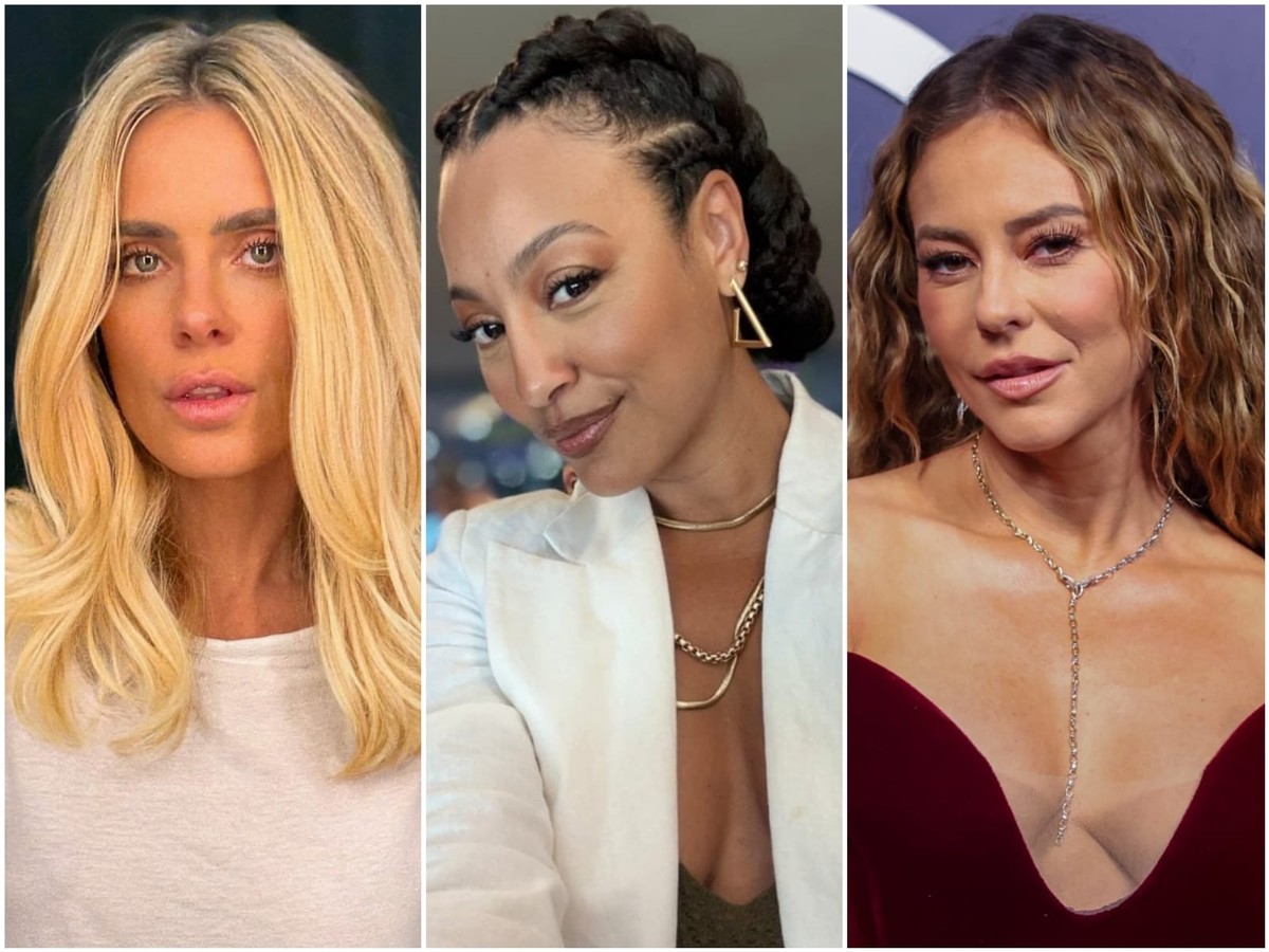 Famosas como Sheron Menezzes e Paolla mudam nomes por influência da numerologia Carolina Dieckmann, Sheron Menezzes e Paolla Oliveira (Foto: Reprodução/Instagram e Divulgação/TV Globo)