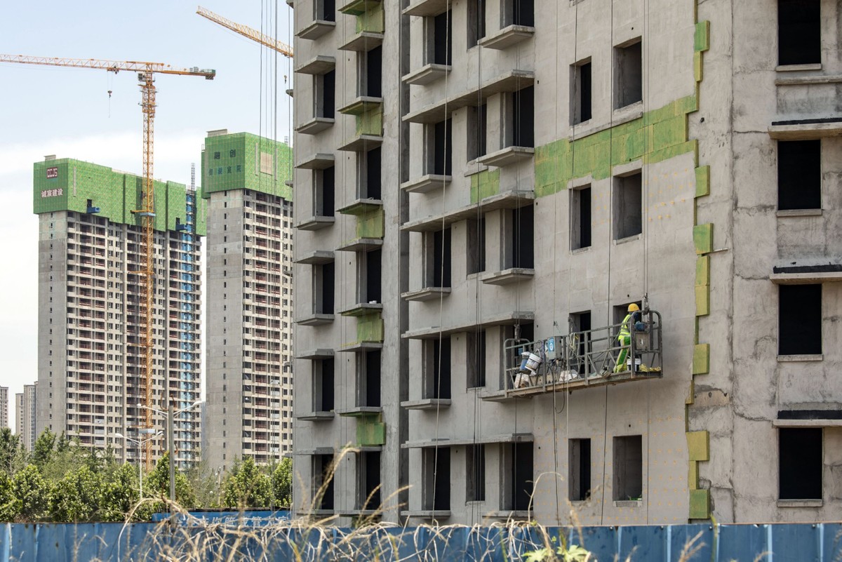 Setor imobiliário da China enfrenta dificuldades há quatro anos (Foto: Bloomberg)