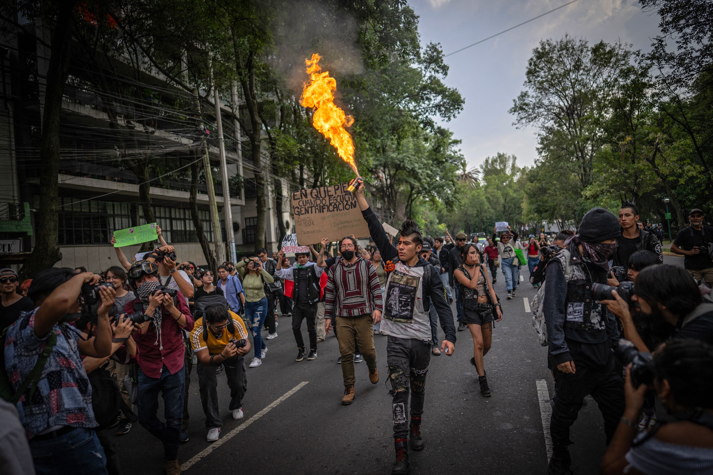 Ativistas defendem direitos humanos em meio a críticas a protestos no México Foto: Reprodução