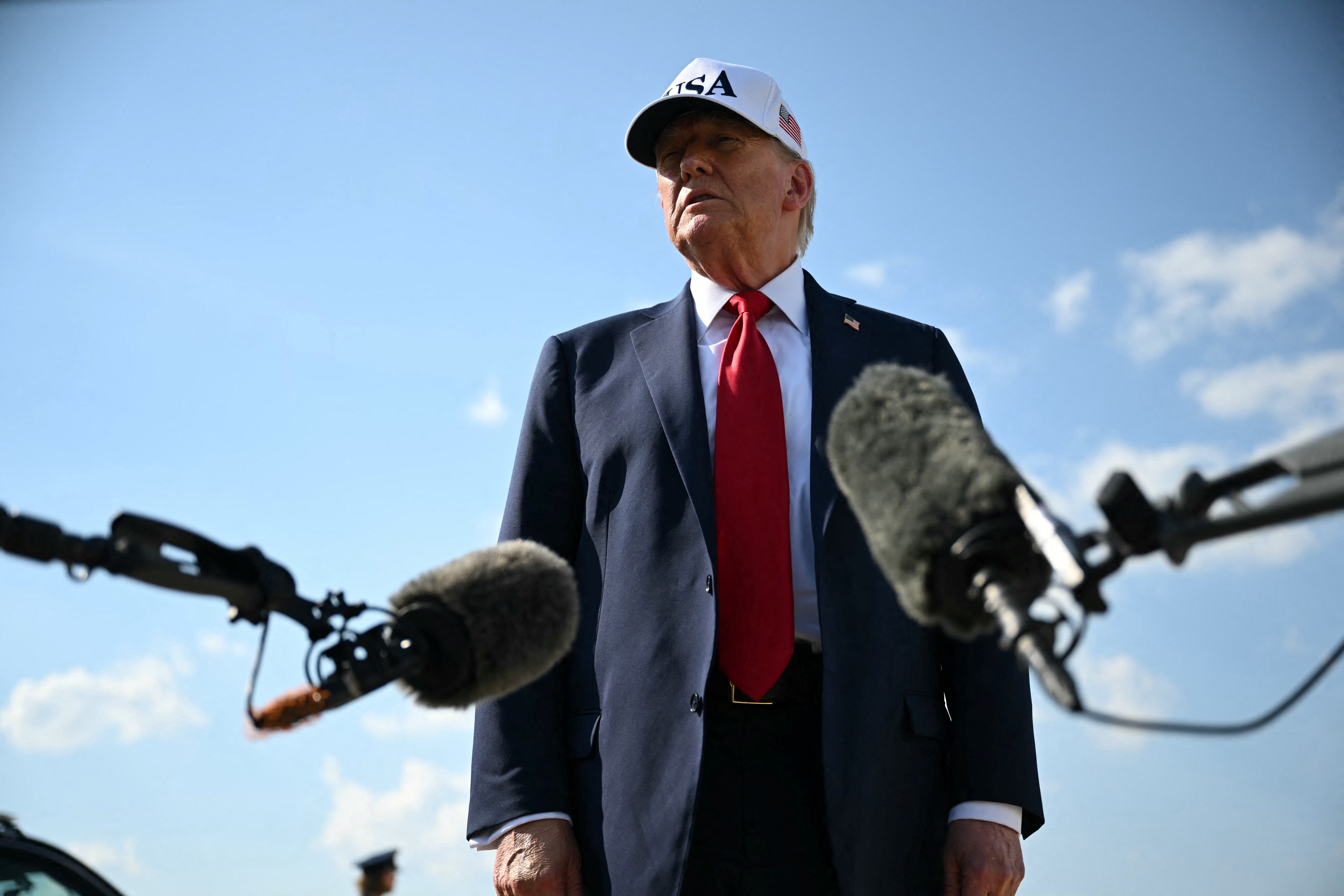 Trump revela itens surpreendentes em sua grande proposta de agenda Andrew Caballero-Reynolds/AFP/Getty Images