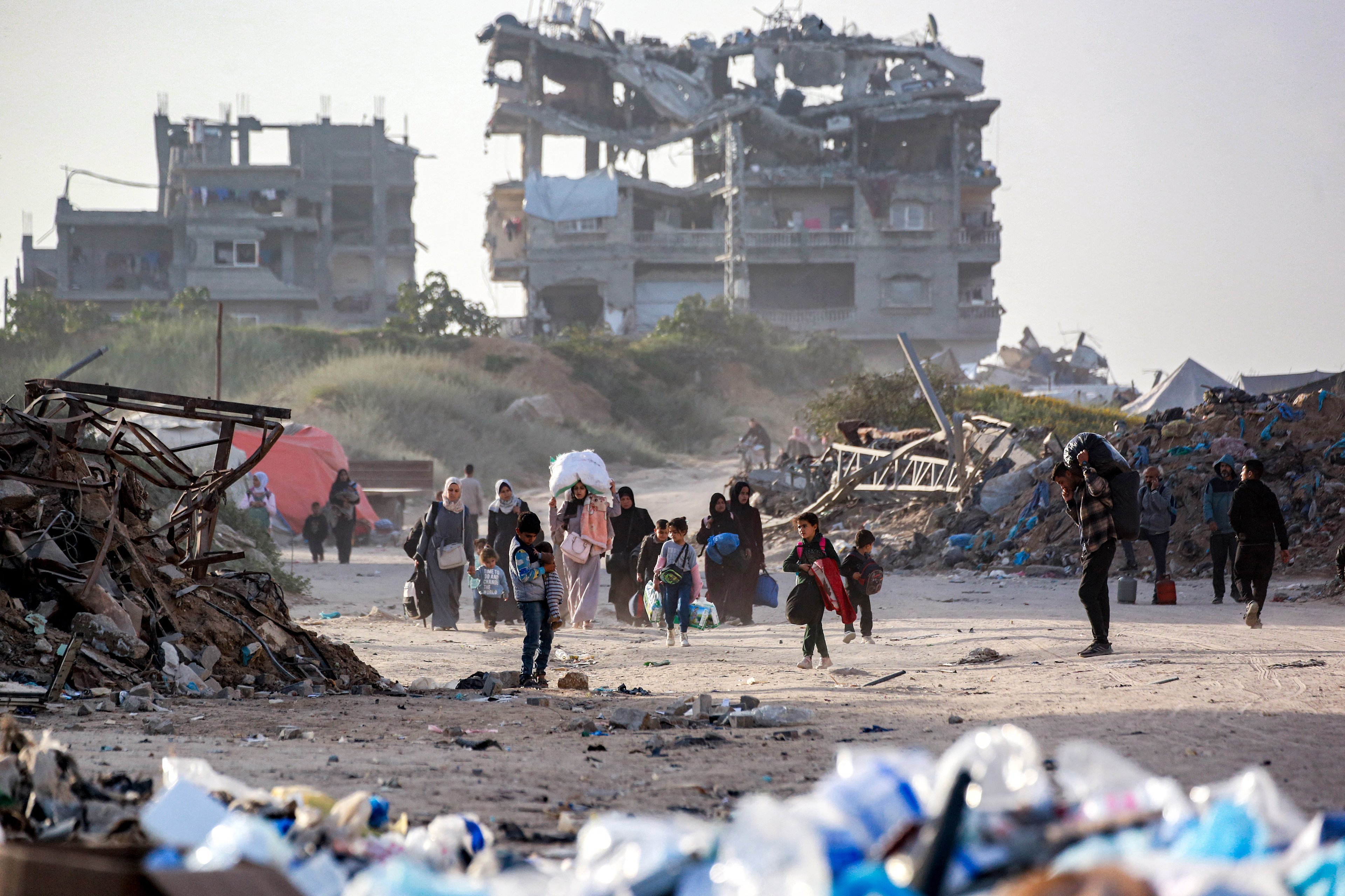 Situação humanitária crítica na Faixa de Gaza quase 21 meses após o início das hostilidades (Foto: AFP)