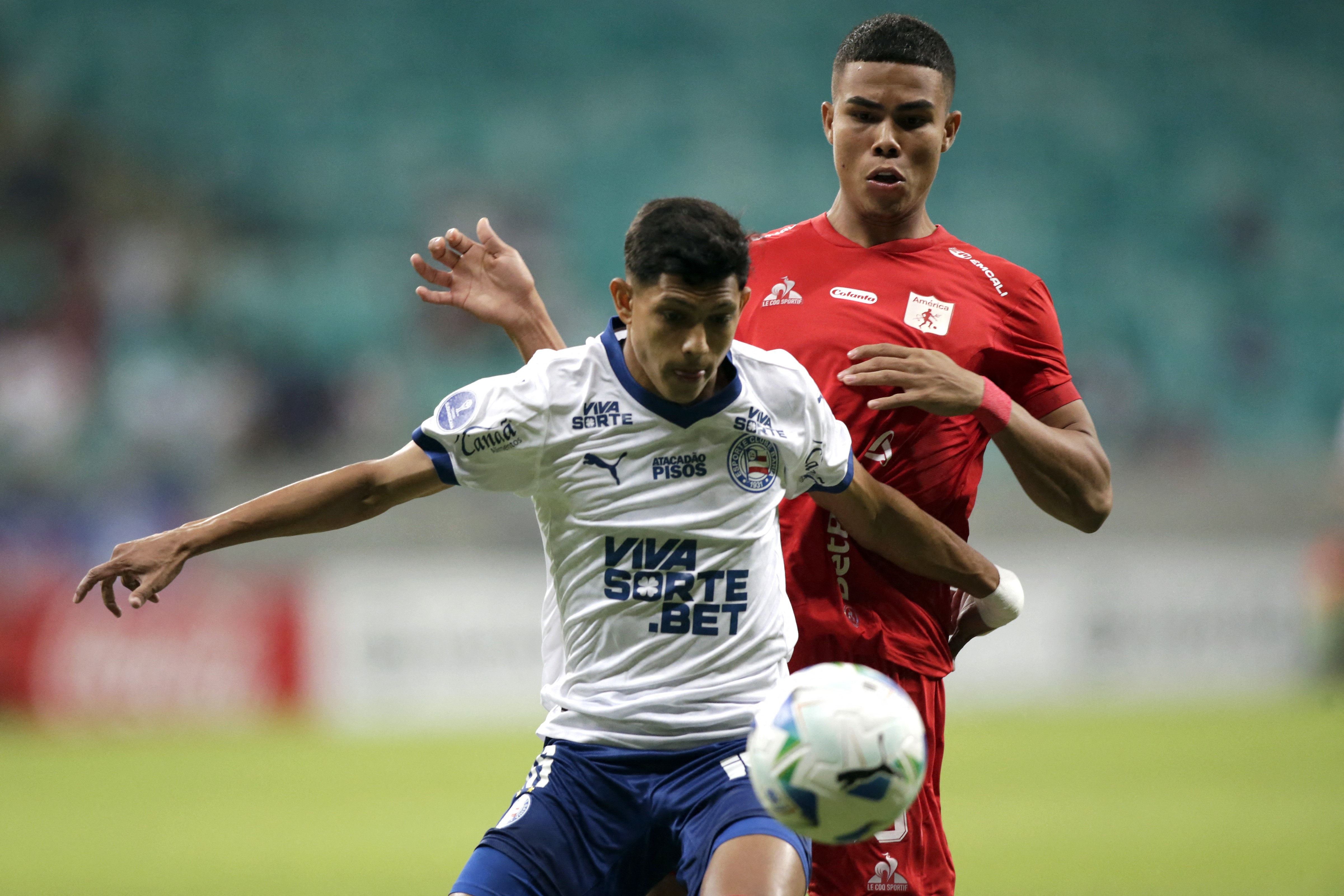 Bahia empata sem gols com América de Cali em jogo da Sul-Americana com time misto Foto: Reprodução