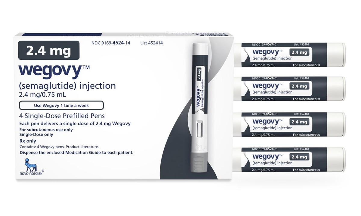Wegovy aumenta dose e garante perda de peso de até 25%, afirma farmacêutica Wegovy, remédio para perda de peso. (Foto: Novo Nordisk)