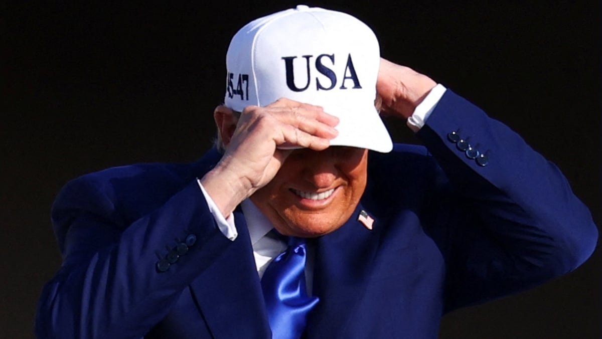 Donald Trump na terça-feira ao chegar à cúpula da OTAN em Haia, Países Baixos. (Foto: Reprodução)