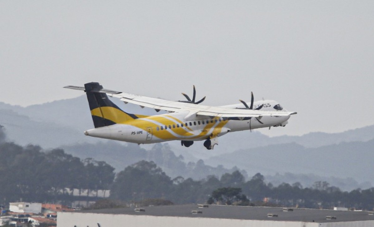 Anac suspende autorização da Voepass após problemas de manutenção em voos Avião da Voepass: registro cassado (Foto: Paulo Pinto/Agência Brasil/13/08/2024)