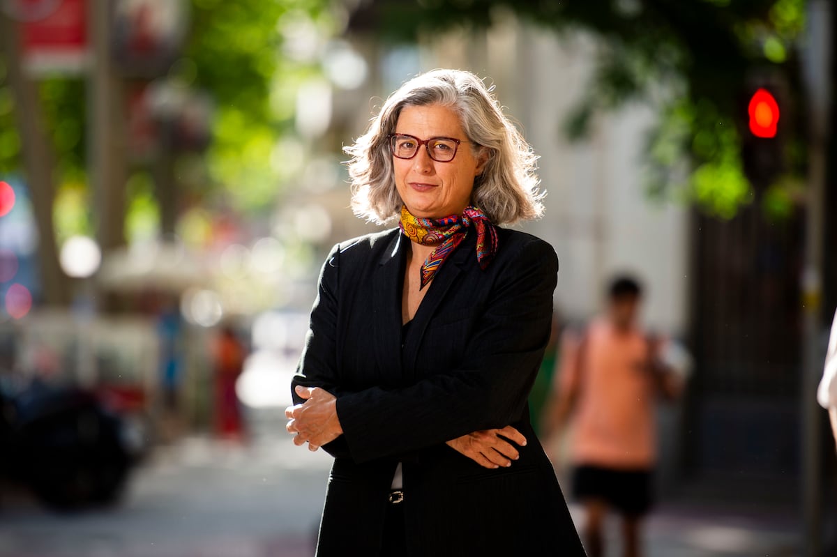 Anacláudia Rossbach, diretora executiva da ONU-Hábitat, em 4 de junho de 2025 em Madrid (Foto: JUAN BARBOSA)
